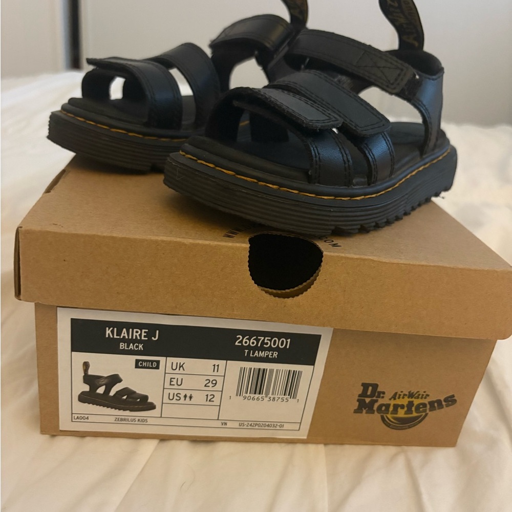Dr. Martens Black Platform Sandals
